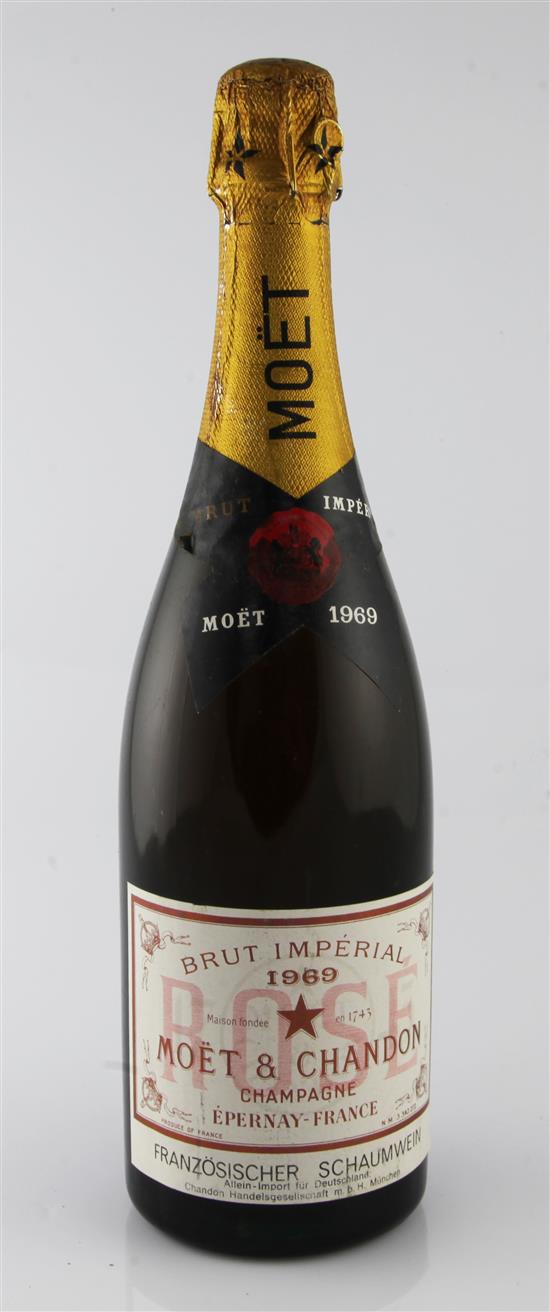 One bottle of Moët & Chandon Brut Imperial 1969,
